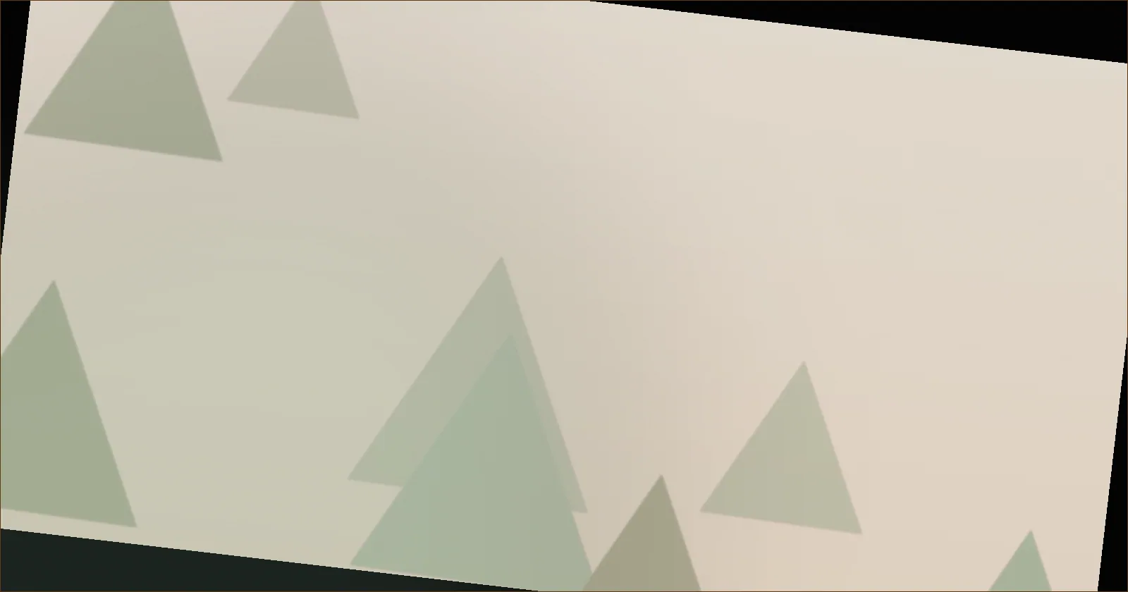 Deep green prism pattern suggesting a seam blended into fabric