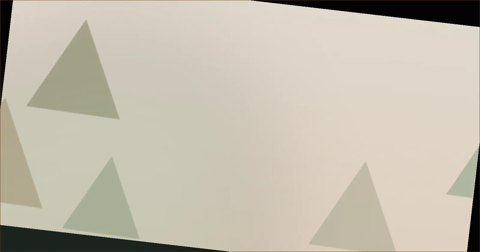 Deep green prism pattern suggesting a small, deliberate set of tools