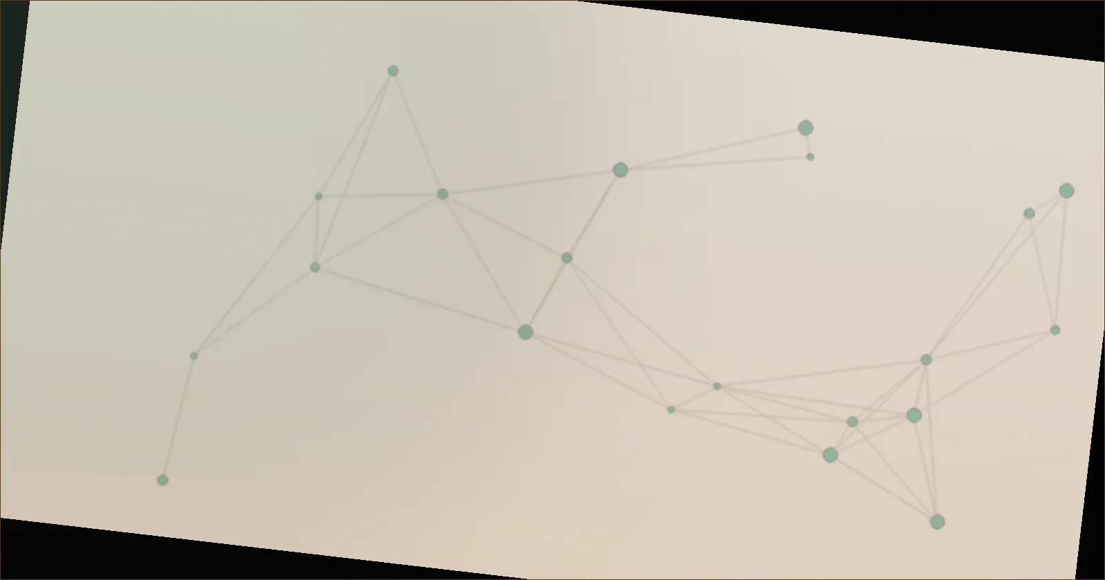 Deep green constellation pattern suggesting bound pages held together