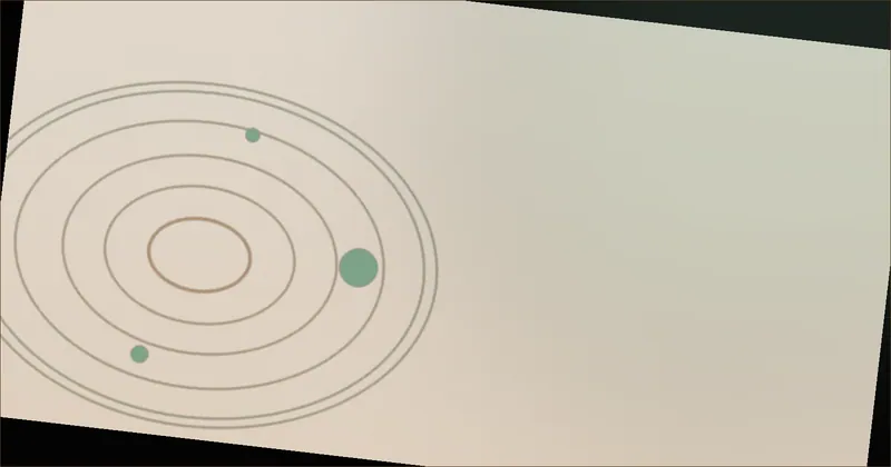 Warm brown orbit pattern suggesting a tool kept in steady working order
