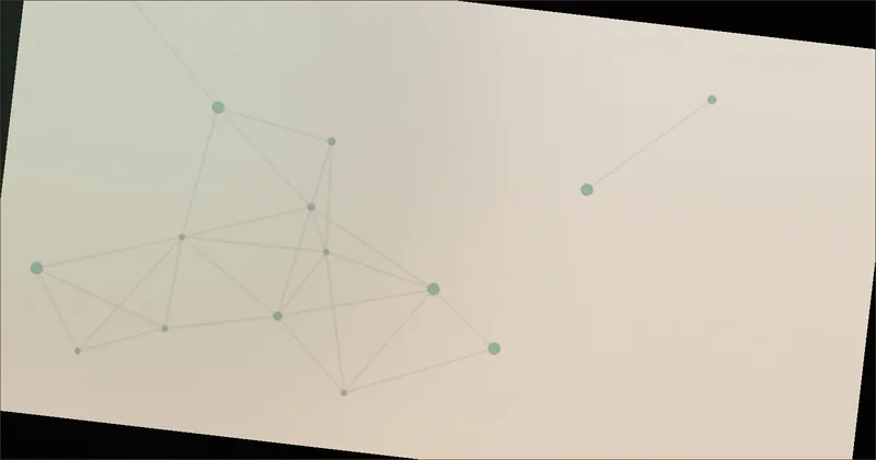 Deep green constellation pattern suggesting fine detail built up in layers
