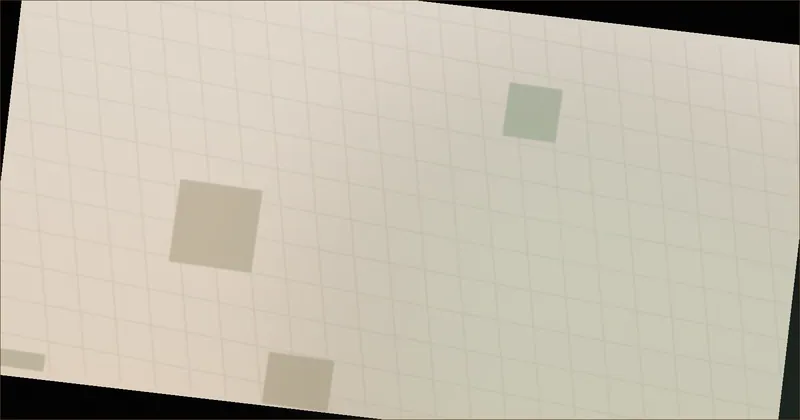 Warm brown grid pattern suggesting a controlled, repeated motion