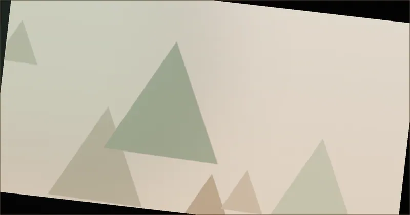 Deep green prism pattern suggesting a clear step highlighted among many